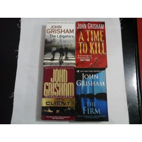    JOHN  GRISHAM  -  THE  FIRM / THE  CLIENT / THE  LITIGATORS / A  TIME  TO  KILL  